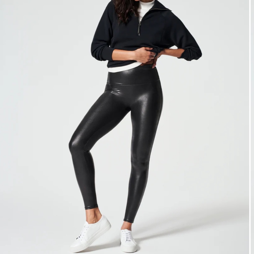 Spanx Faux Leather Leggings